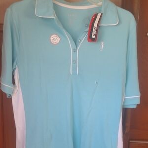 IZOD Women's Blue Polo Shirt